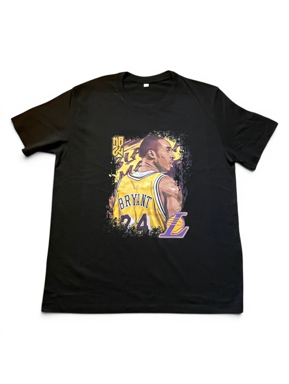 Kobe Bryant Black T Shirt LARGE Lakers  Mamba RIP Kobe NWT